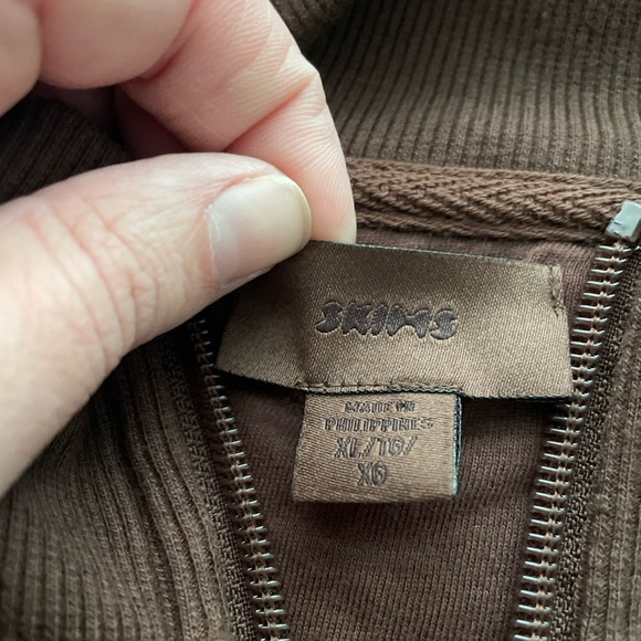 Skims Brown XL Fleece Jacket - Picture 2 of 6